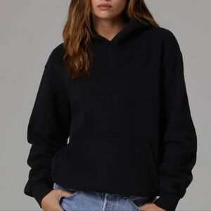 Talentless Heavyweight Hoodie in Pitch Black